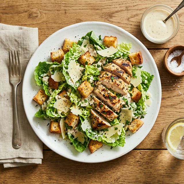 Салат Цезарь из канала